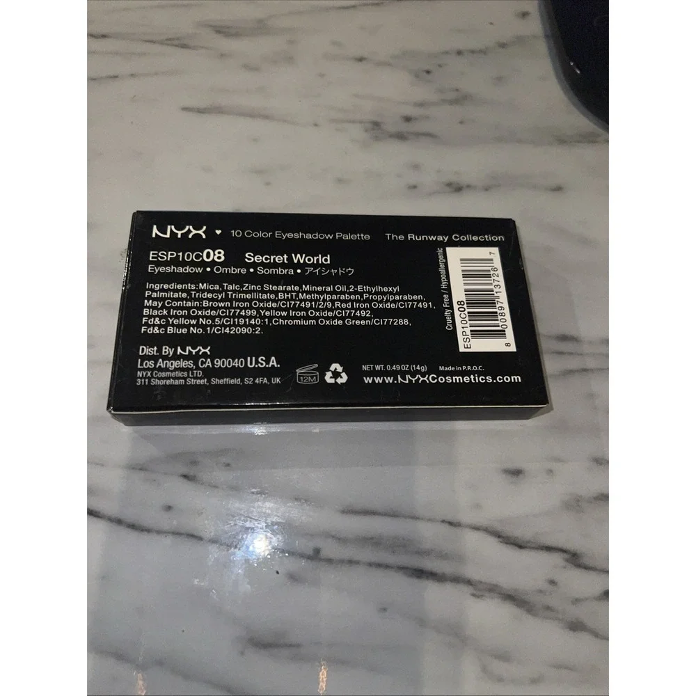 NYX 10 color